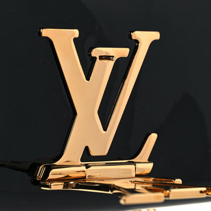 Louis Vuitton Patent Chain Louise MM Black 14 of 15