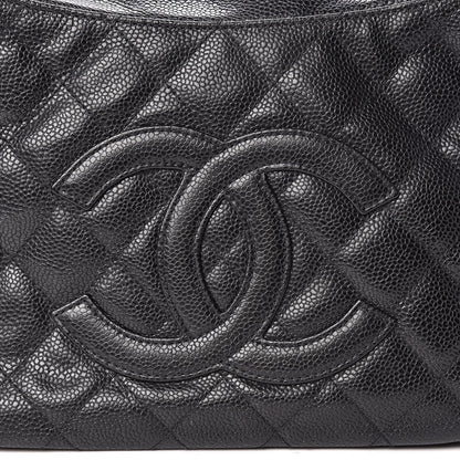 Chanel Caviar Quilted Timeless CC Shoulder Bag Black 10 of 11