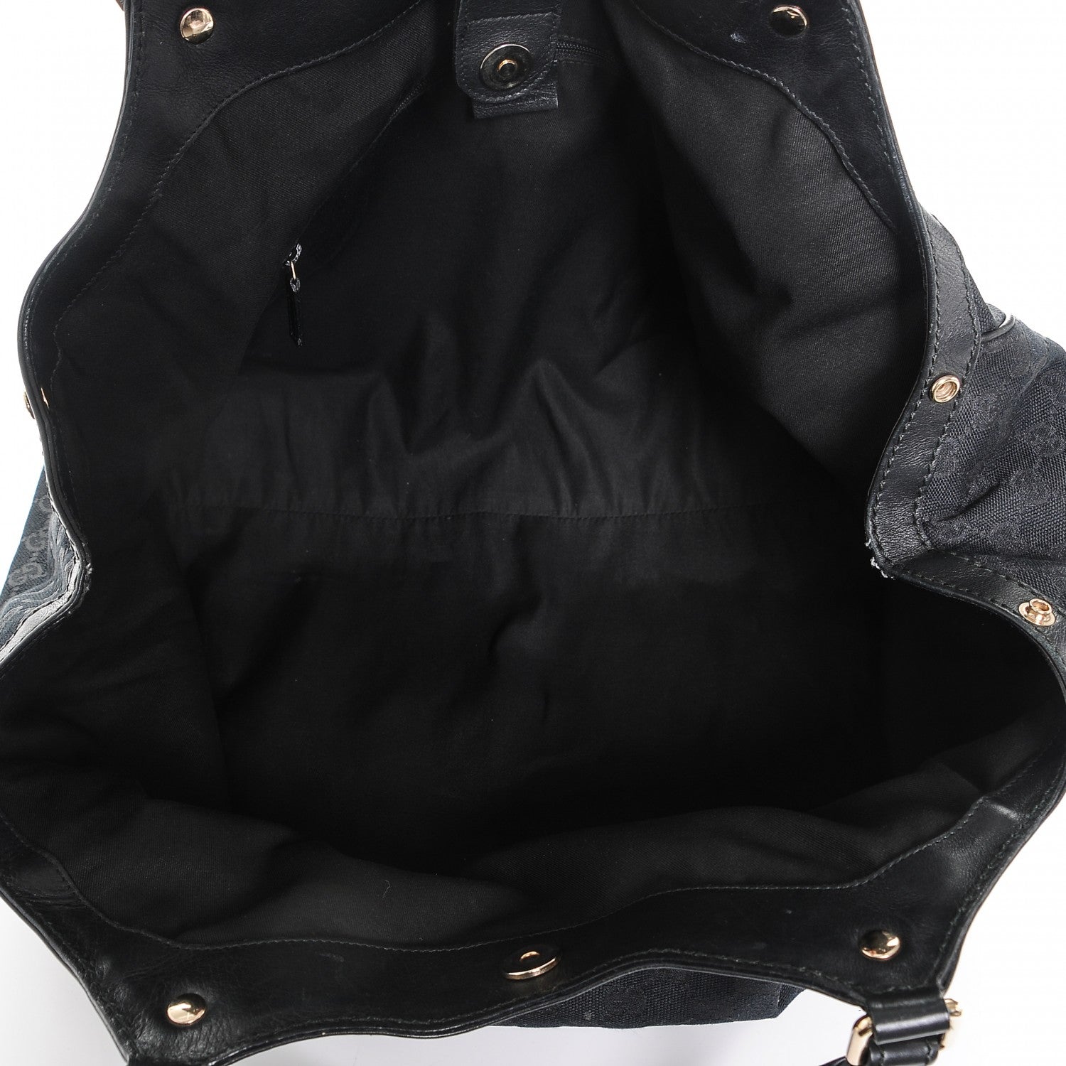 Gucci Monogram Large Sukey Tote Black 5 of 6
