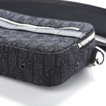 Christian Dior HOMME Oblique Safari Messenger Black 9 of 9