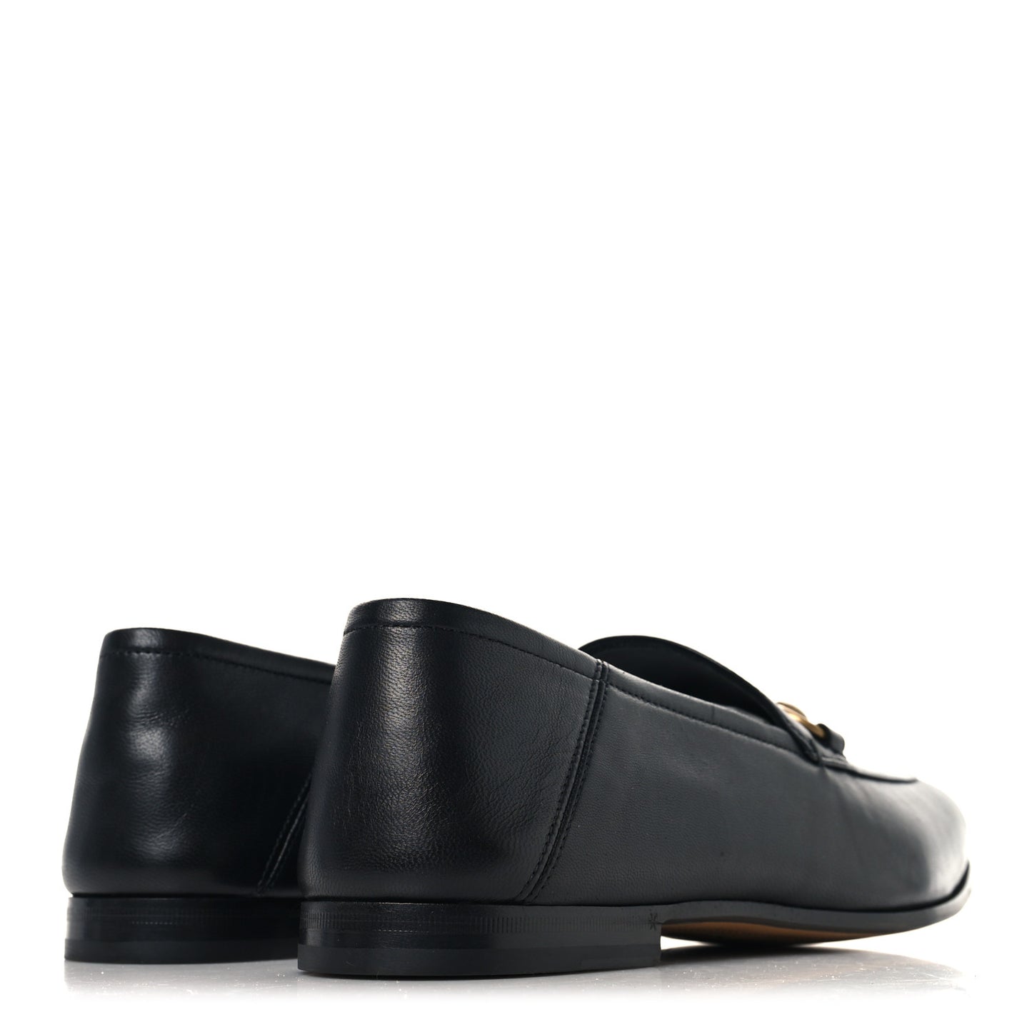 Lambskin Mens Brixton Horsebit Loafers 10.5 Black