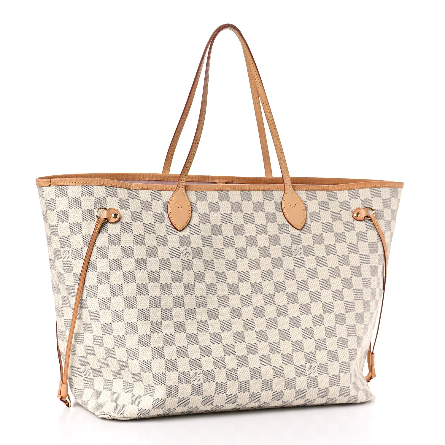 Louis Vuitton Damier Azur Neo Neverfull GM Rose Ballerine 4 of 11