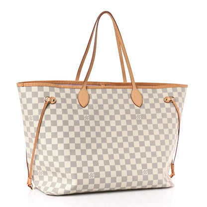 Louis Vuitton Damier Azur Neo Neverfull GM Rose Ballerine 4 of 11
