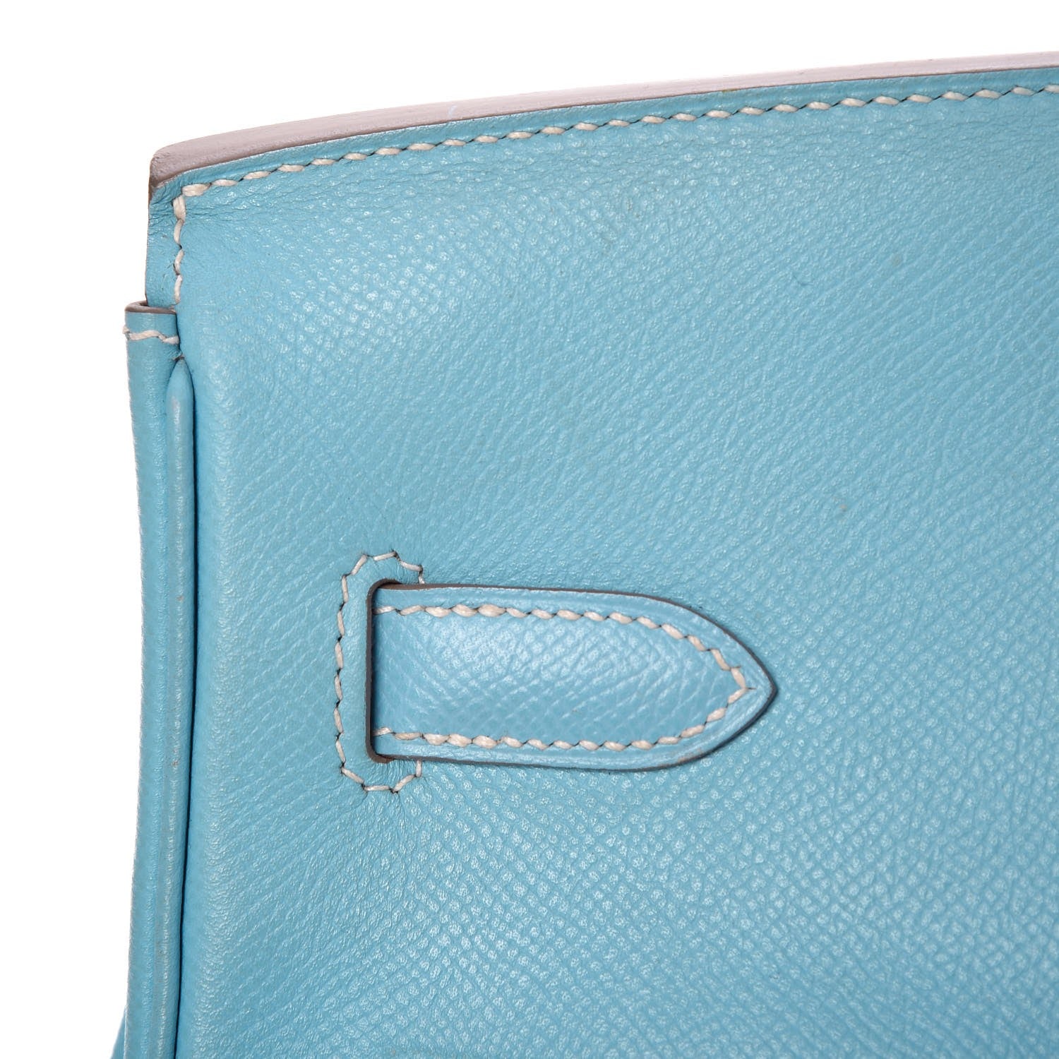 Hermes Epsom Candy Birkin 35 Celeste Mykonos 24 of 38