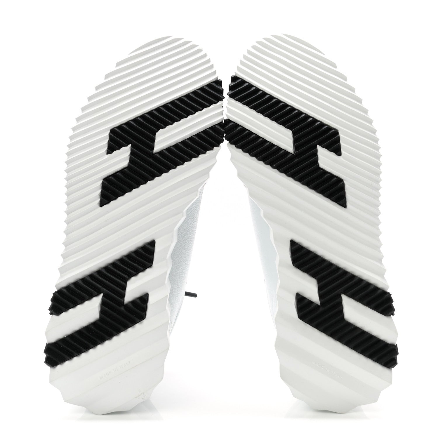 Hermes Goatskin Suede Goatskin Bouncing Sneakers 37 White Black 5 of 9