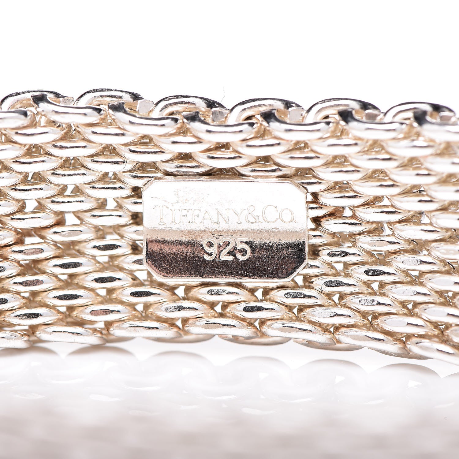 Tiffany Sterling Silver Somerset Mesh Bracelet 4 of 4