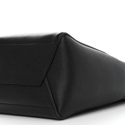 Celine Soft Grained Calfskin Sangle Bucket Bag Black 10 of 13