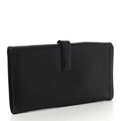 Hermes Turillon Clemence Jige Elan 29 Clutch Black 3 of 7