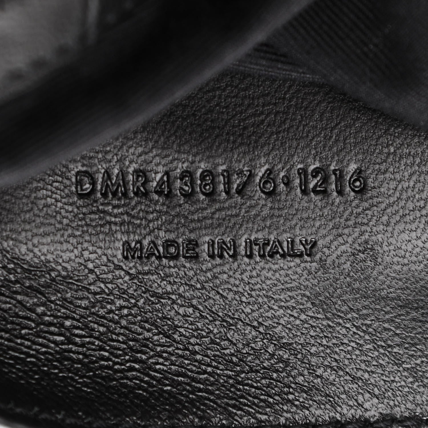 Saint Laurent Calfskin Crocodile Embossed Medium West Hollywood Monogram Fold-Over Black 9 of 13