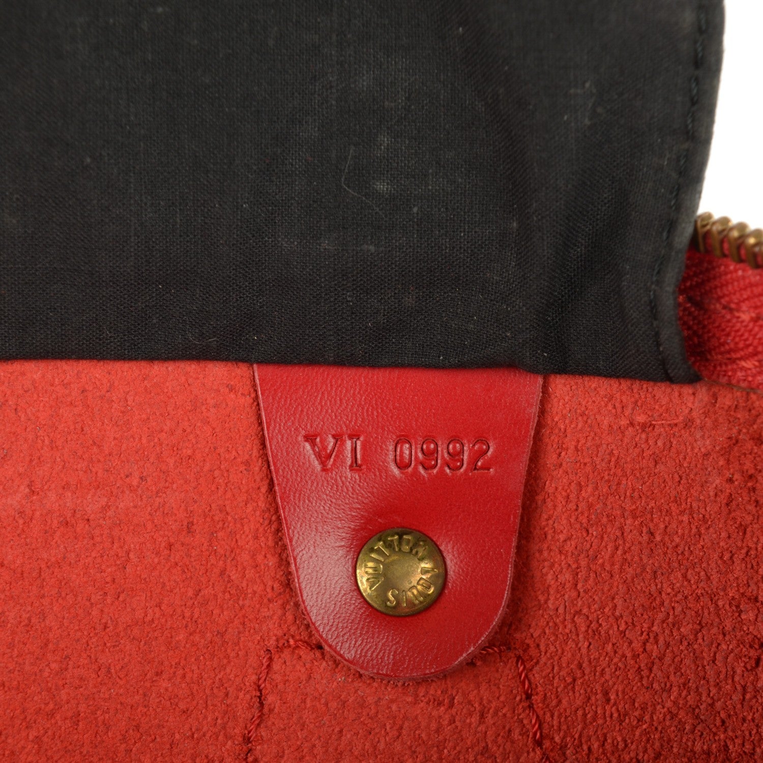 Louis Vuitton Epi Speedy 30 Rouge 10 of 14