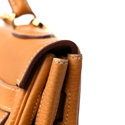 Hermes Fjord Kelly Retourne 35 Natural Sable 18 of 19