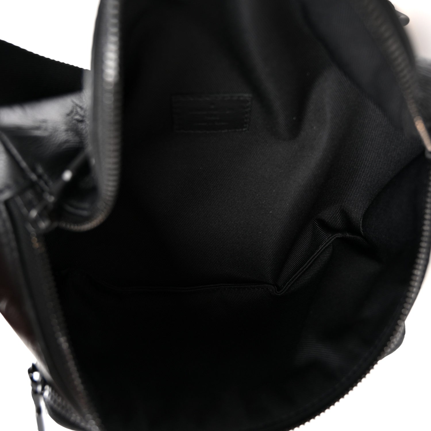 Louis Vuitton Calfskin Monogram Shadow Rush Bumbag Black 6 of 10