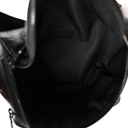 Louis Vuitton Calfskin Monogram Shadow Rush Bumbag Black 6 of 10