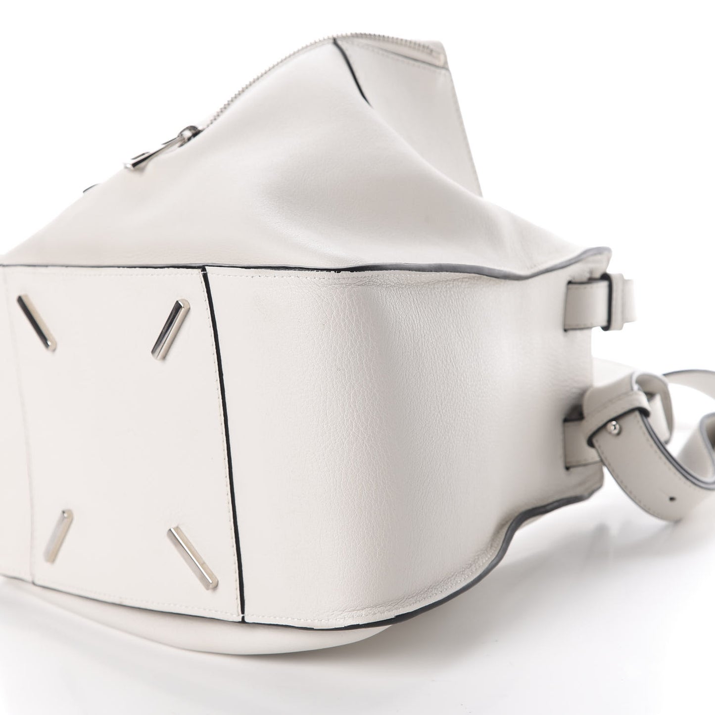 Calfskin Medium Hammock Shoulder Bag Soft White