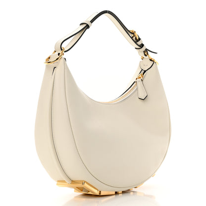Fendi Vitello Grace Matte Small Fendigraphy Hobo Bag Nuvola 3 of 13