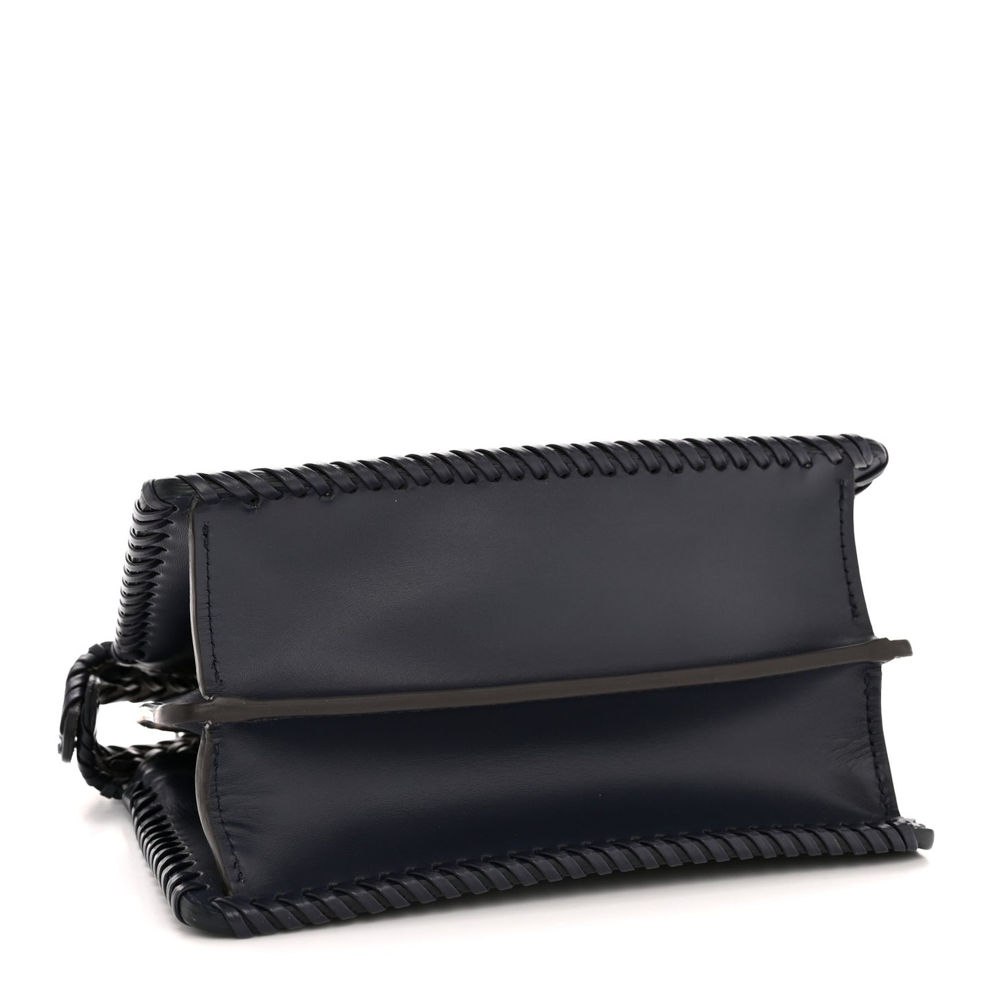 Vitello King Shiny Nappa Intreccio Petite Peekaboo I SEE U Satchel Midnight