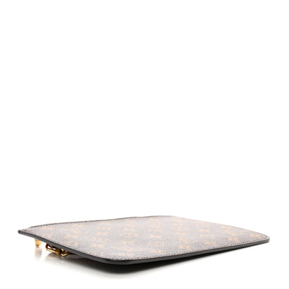 Louis Vuitton Monogram Neverfull MM GM Pochette Fuchsia 4 of 7