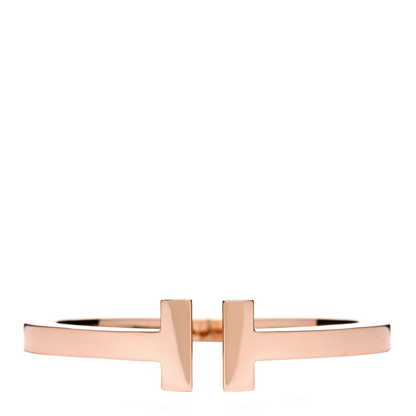 18K Rose Gold T Square Bracelet