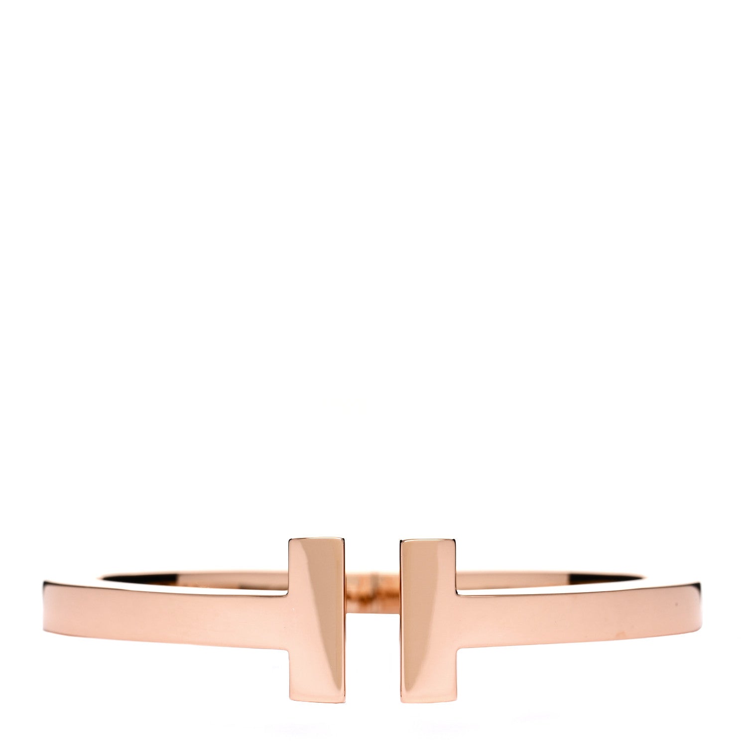 Tiffany 18K Rose Gold T Square Bracelet 1 of 3