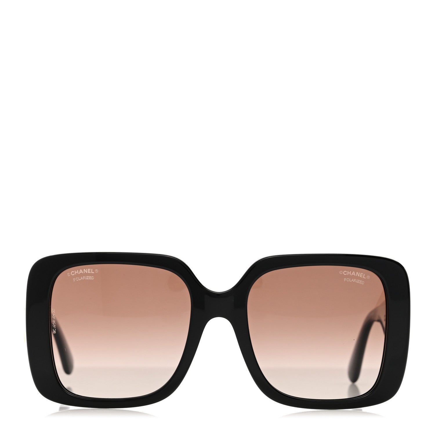 Chanel Acetate Metal Polarized Square Sunglasses 5532 Black 2 of 8