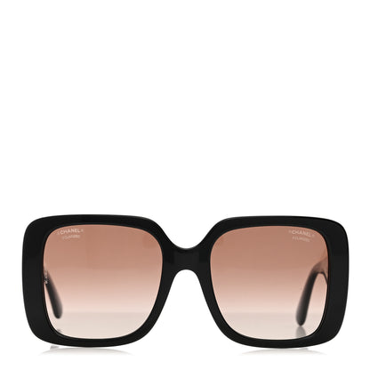 Chanel Acetate Metal Polarized Square Sunglasses 5532 Black 2 of 8
