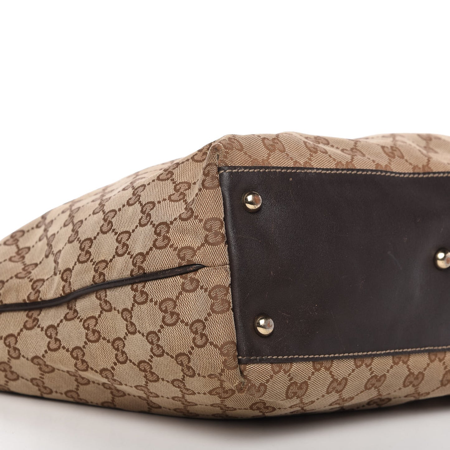 Monogram Large New Britt Tote Brown