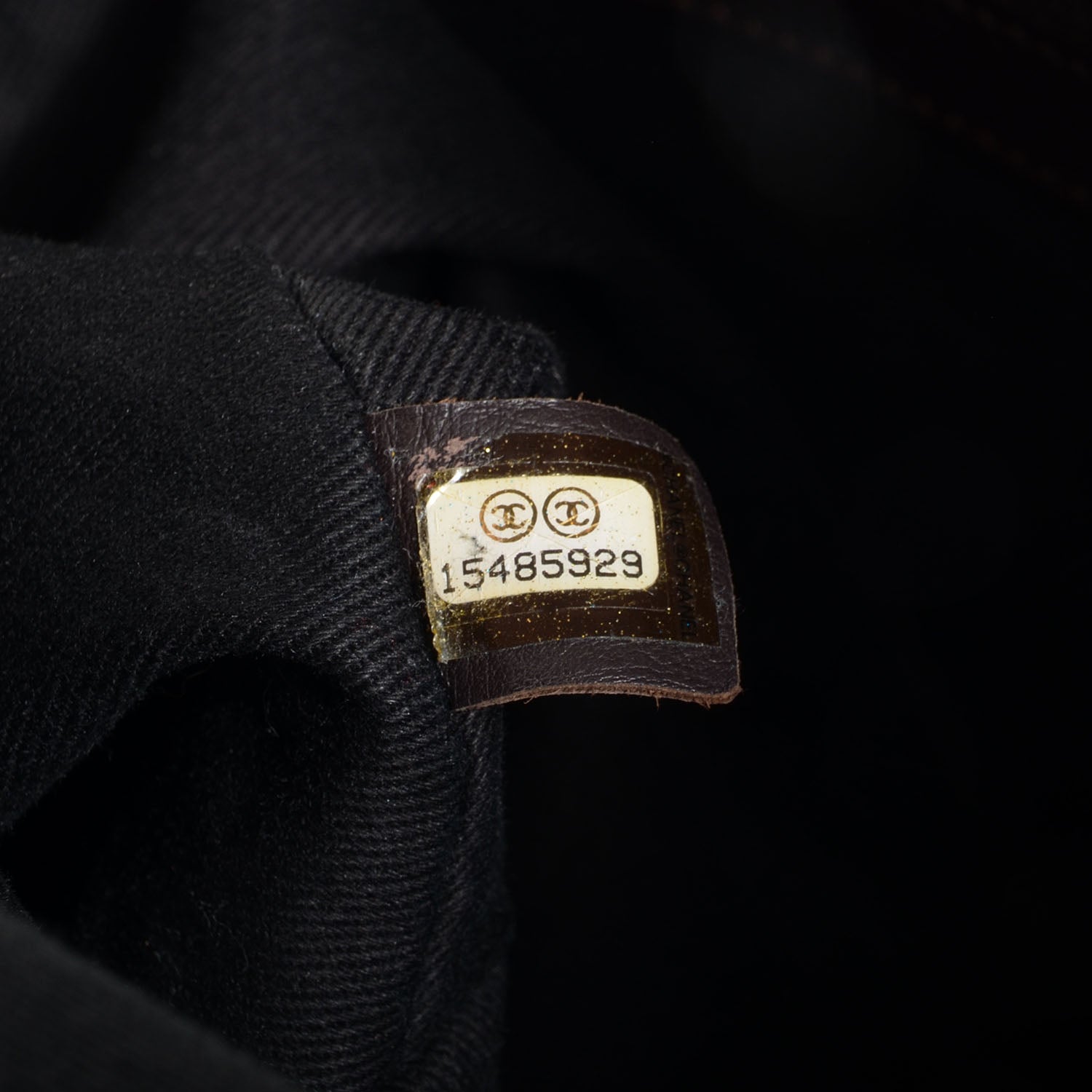 Chanel Coated Canvas Quilted Large Garment Travel Bag Brown 7 of 10