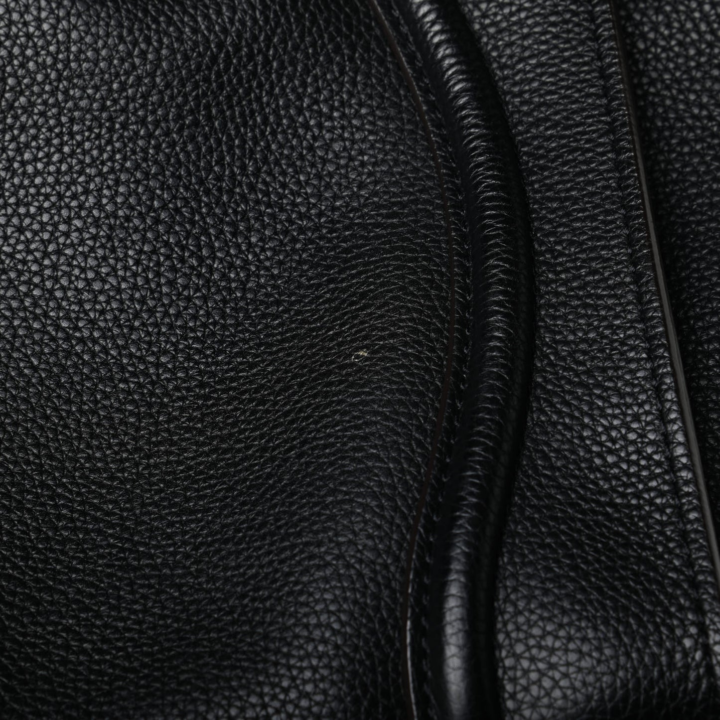 Drummed Calfskin Mini Luggage Black