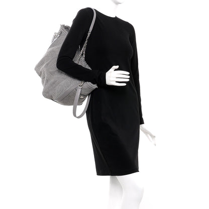 Chanel Canvas Small Double Face Tote Gray 2 of 7