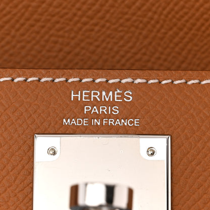 Hermes Epsom Kelly Sellier 28 Gold 6 of 11