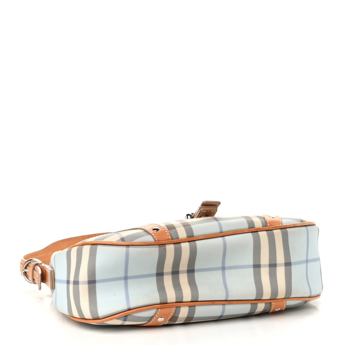 House Check Shoulder Bag Blue
