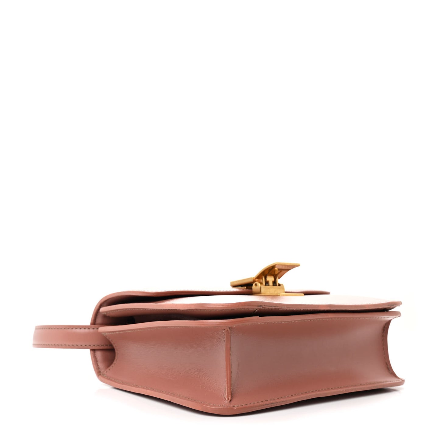 Box Calfskin Teen Classic Box Flap Bag Antique Rose