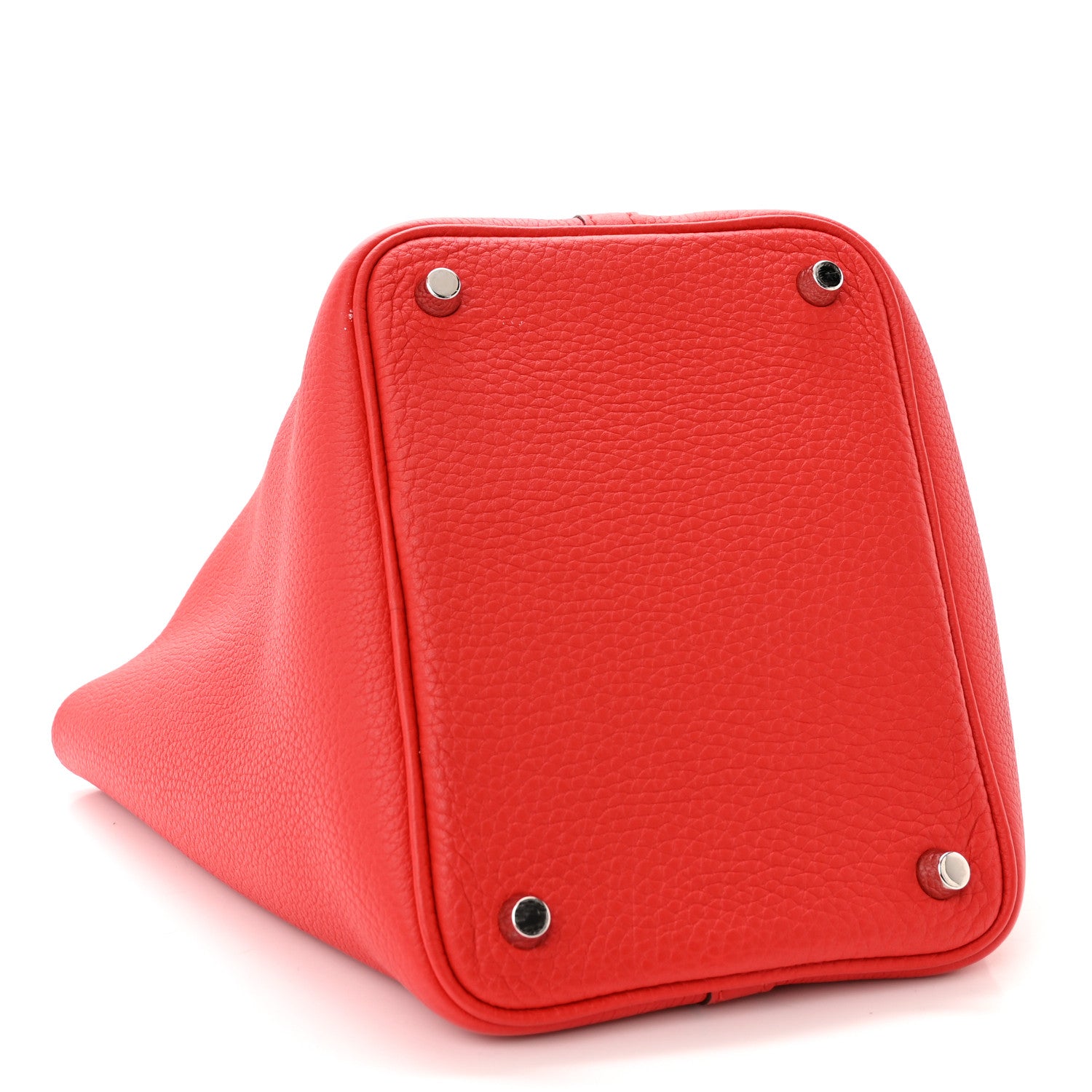 Hermes Taurillon Clemence Picotin Lock 18 PM Rouge de Coeur 4 of 12