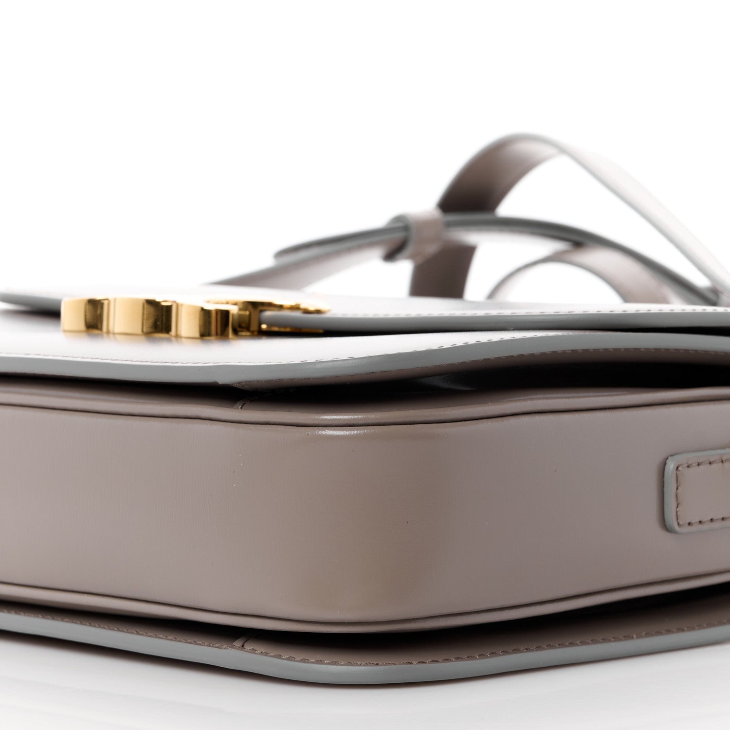 Celine Shiny Calfskin Medium Triomphe Pebble 10 of 11