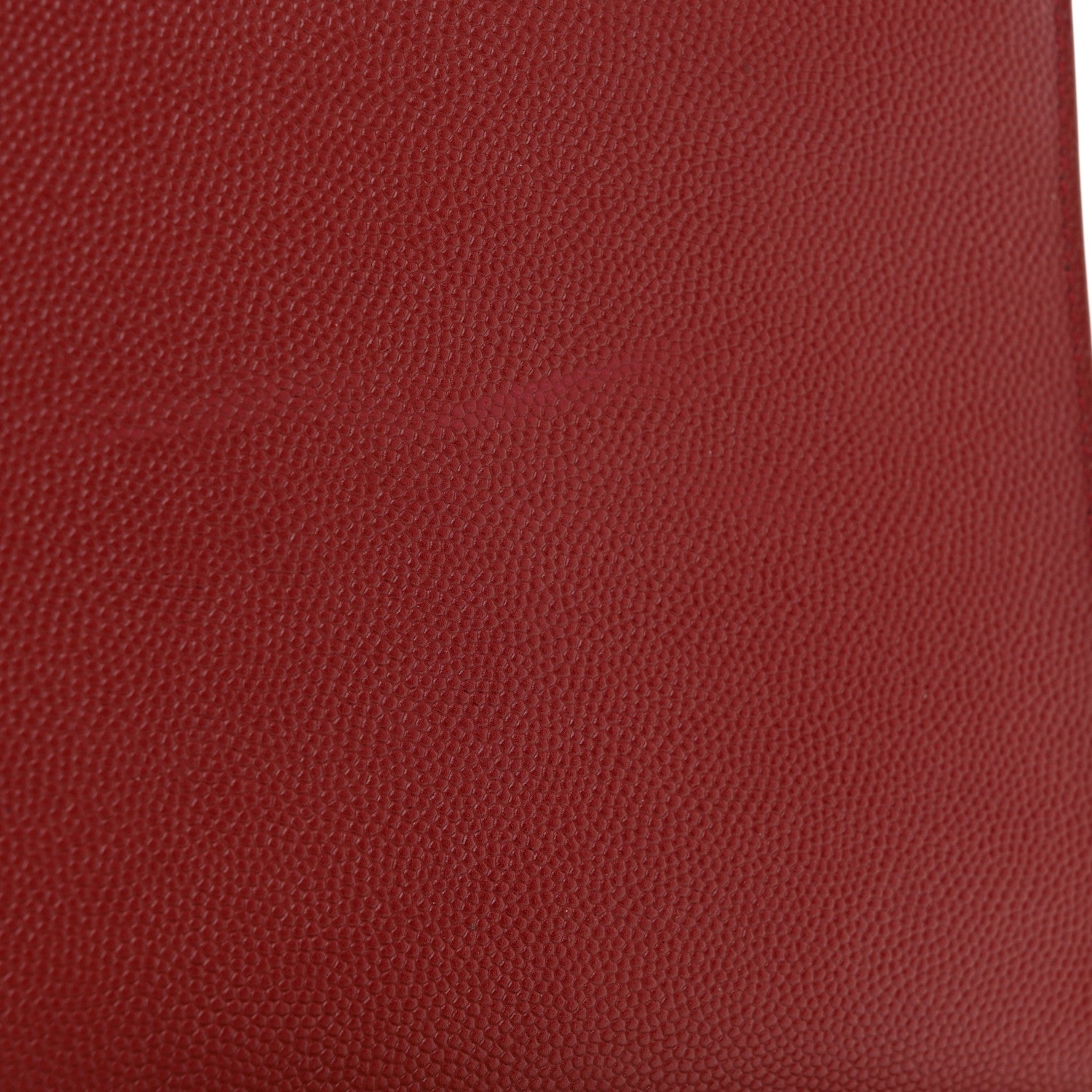 Saint Laurent Grain De Poudre Monogram Cassandra Chain Wallet Opyum Red 12 of 14