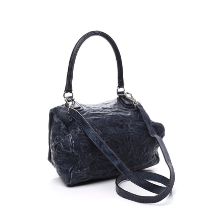 Givenchy Tumbled Sheepskin Small Pandora Navy 2 of 9