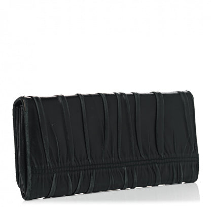 Prada Nappa Gaufre Continental Wallet Nero Black 2 of 10