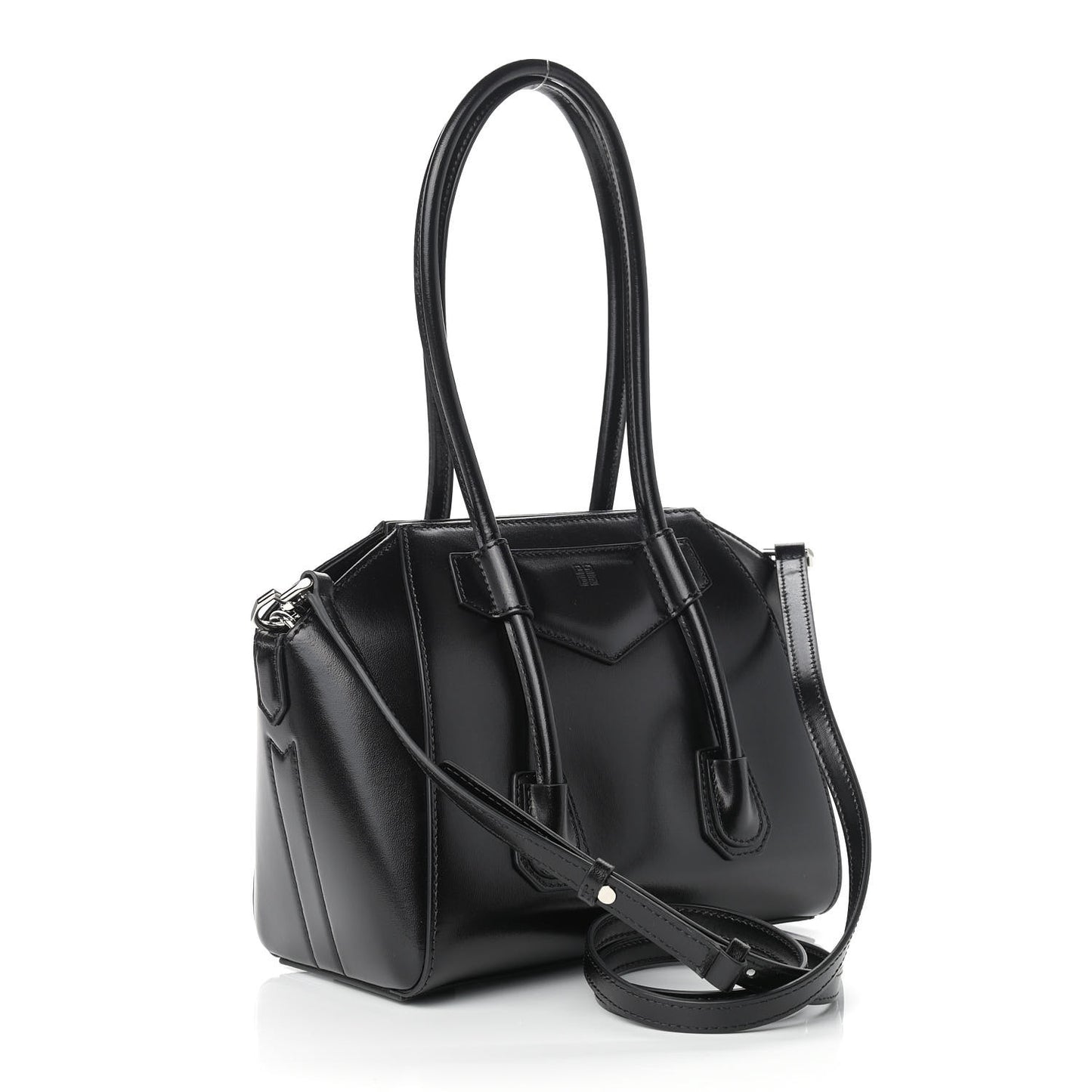 Box Calfskin Mini Lock Antigona Black