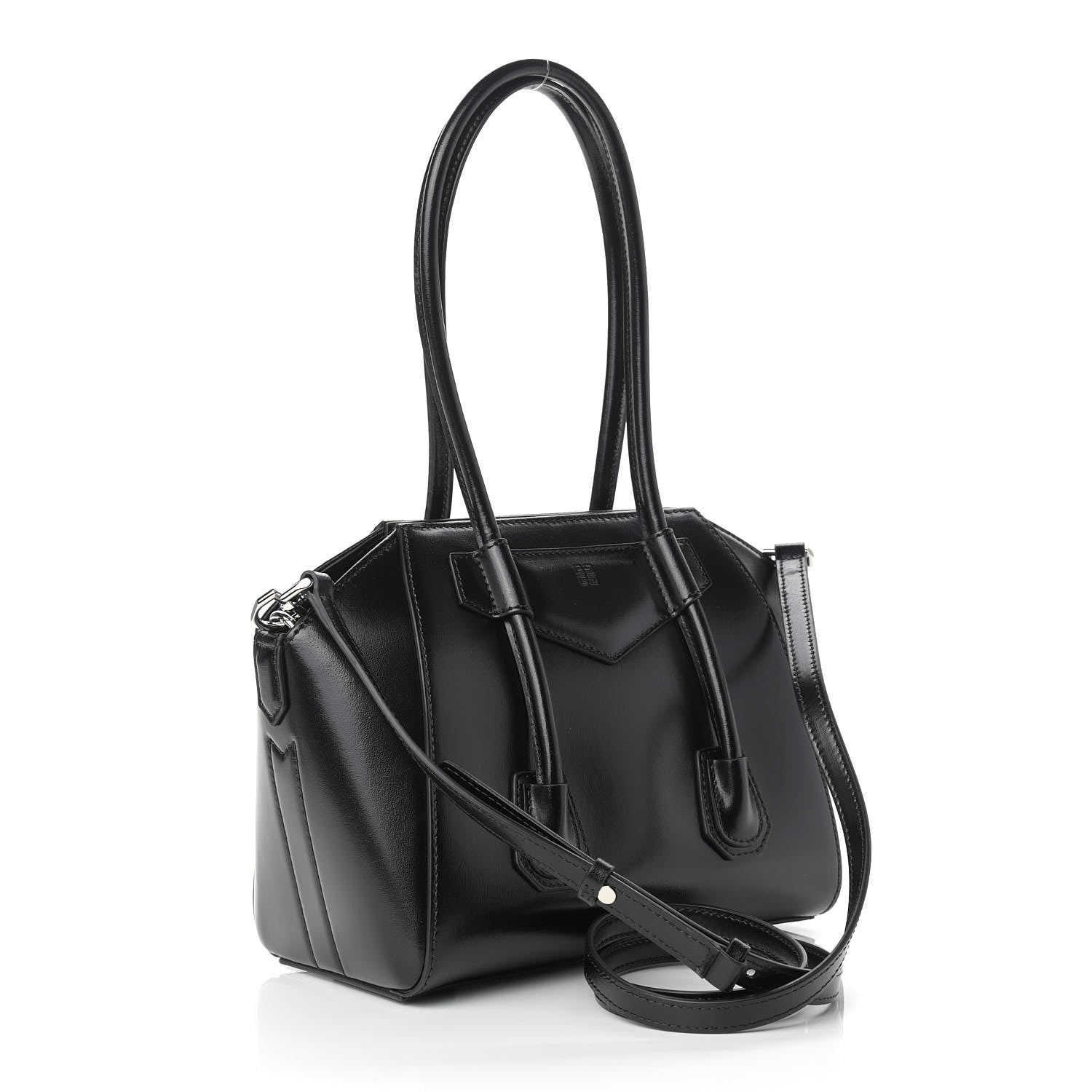 Givenchy Box Calfskin Mini Lock Antigona Black 3 of 9