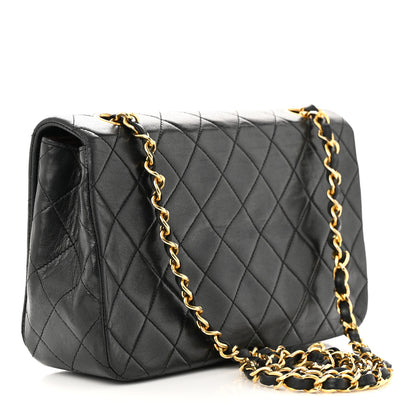 Chanel Lambskin Quilted Small Single Flap Black 3 of 11