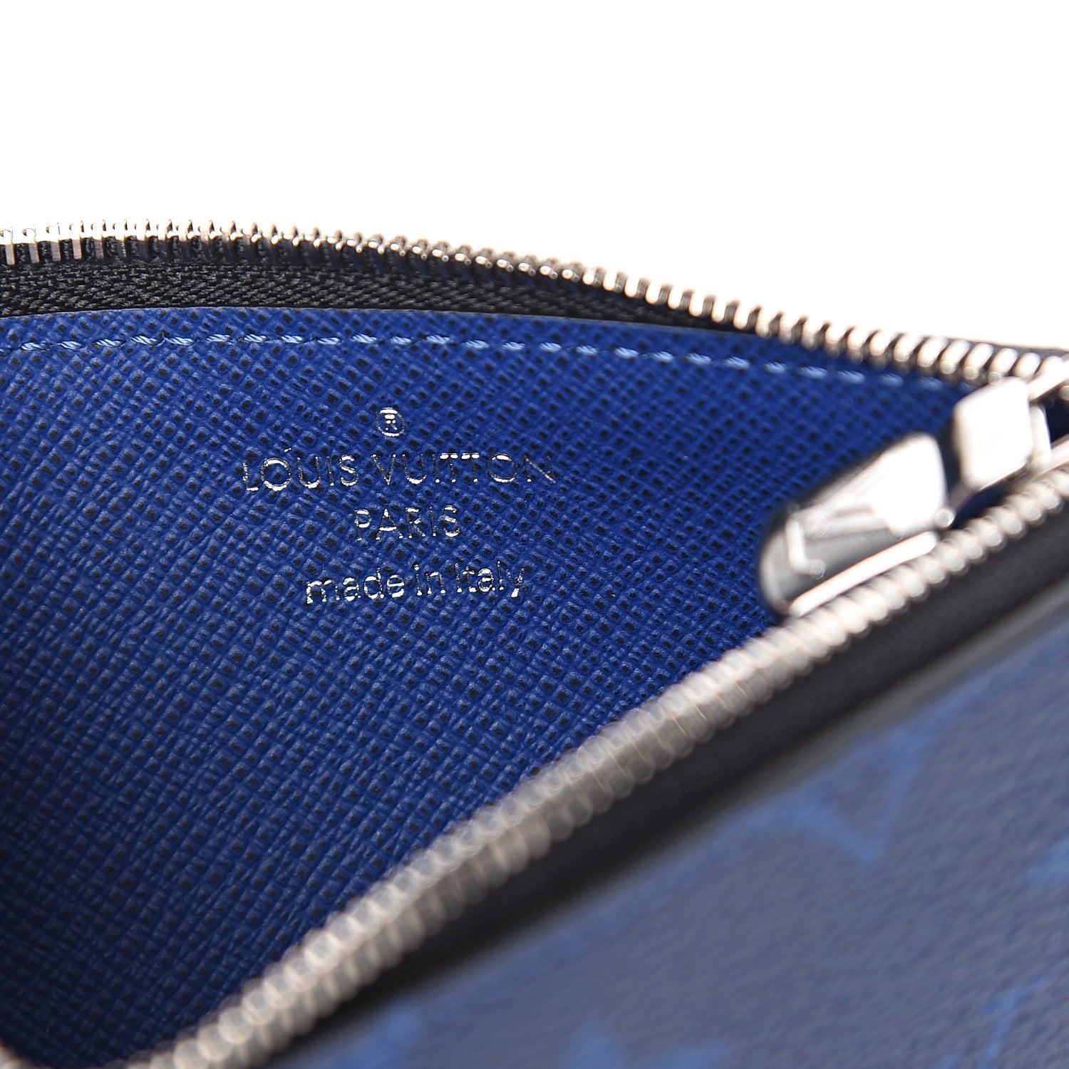 Louis Vuitton Monogram Taiga Coin Card Holder Cobalt 5 of 5