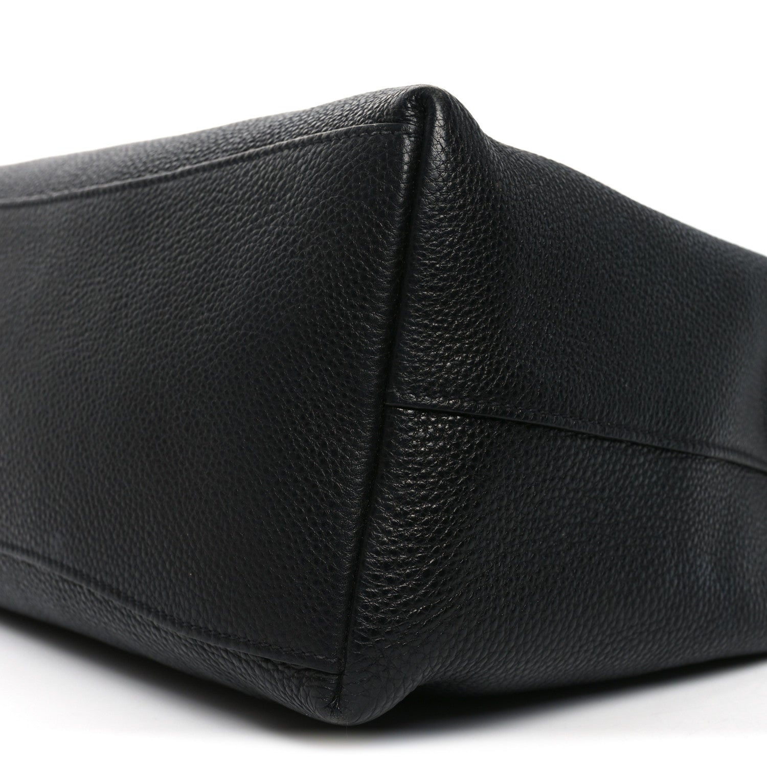 Prada Vitello Phenix Embossed Logo Hobo Black 9 of 9