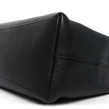 Prada Vitello Phenix Embossed Logo Hobo Black 9 of 9