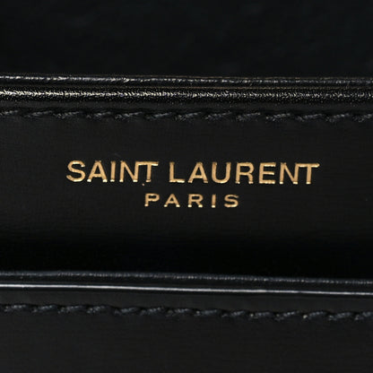 Saint Laurent Smooth Calfskin Small Solferino Satchel Black 6 of 9