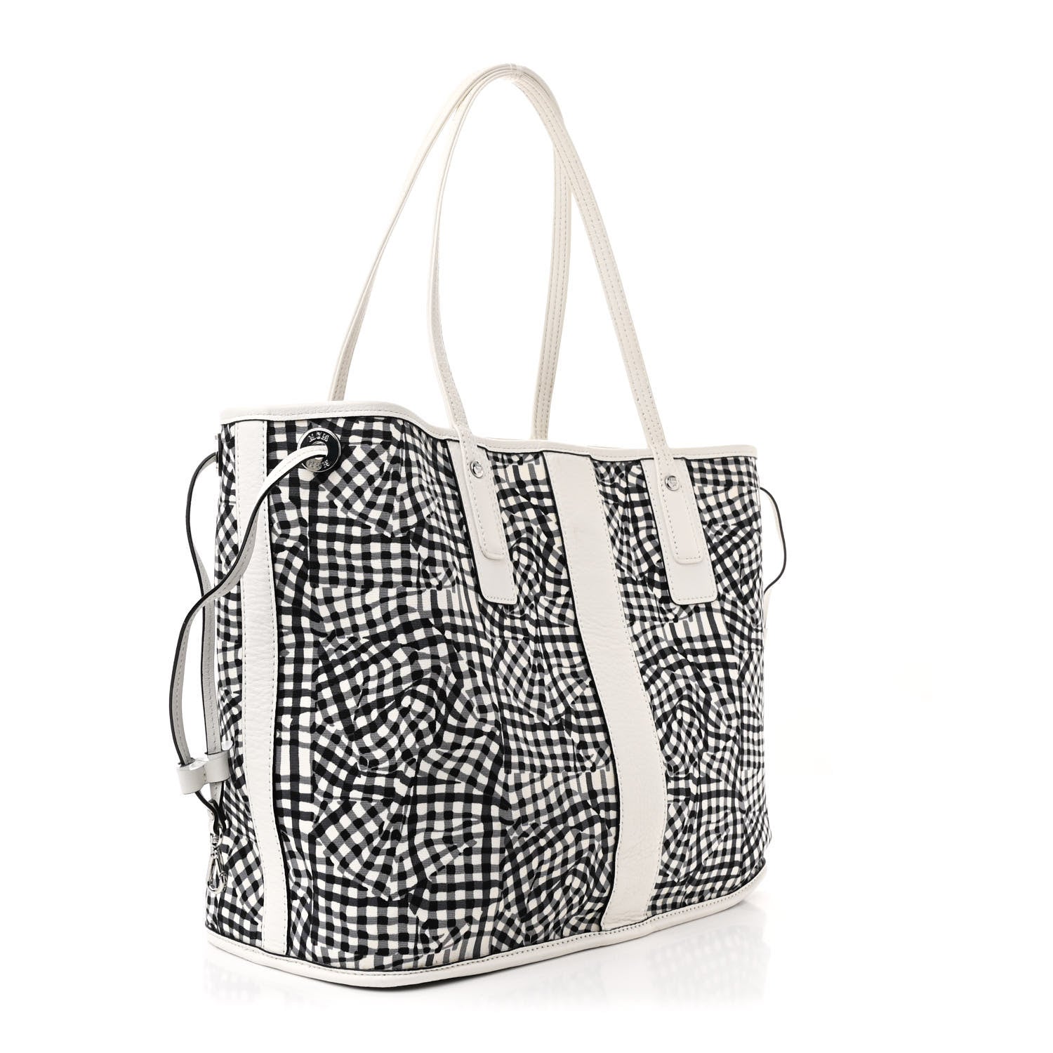 MCM Visetos Medium Liz Reversible Shopper Tote White 8 of 22