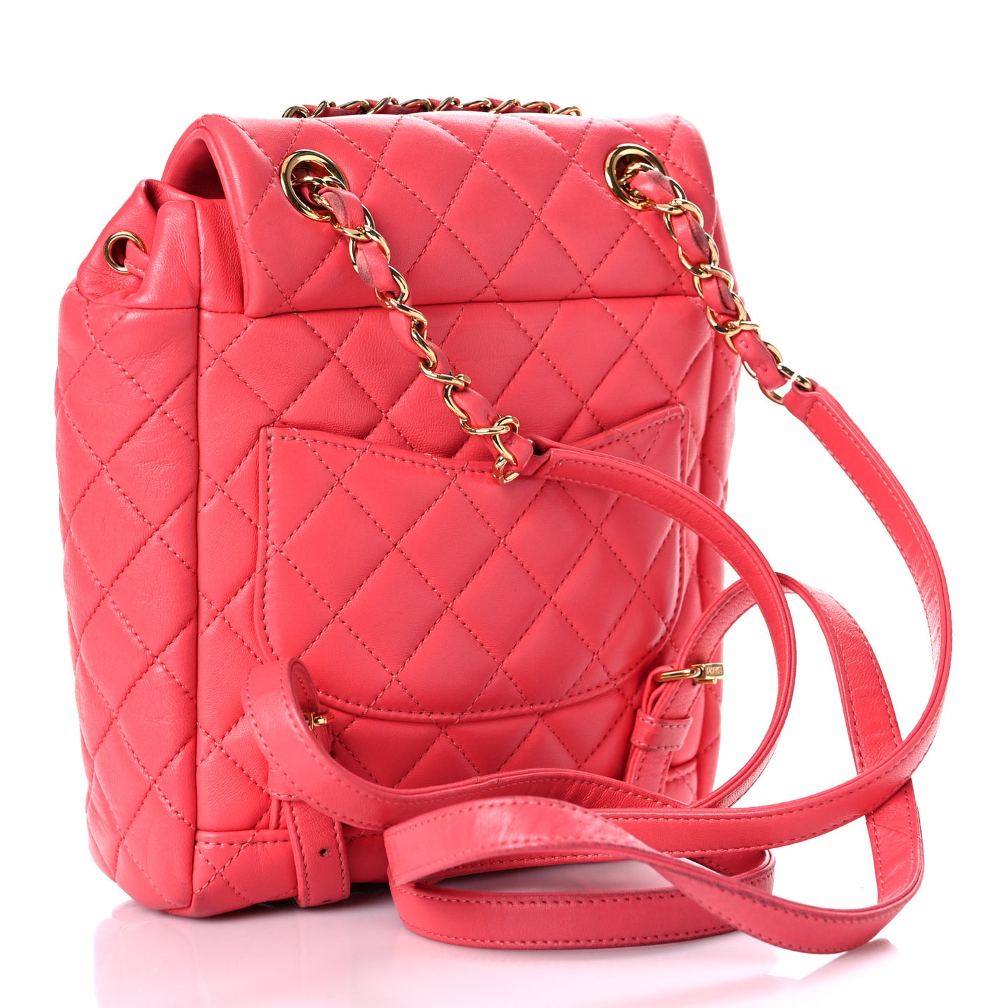Lambskin Quilted Mini Urban Spirit Backpack Pink