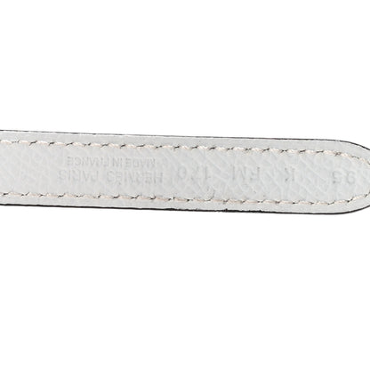 Hermes Swift Epsom 13mm Infini Belt 95 38 Gold White 10 of 11