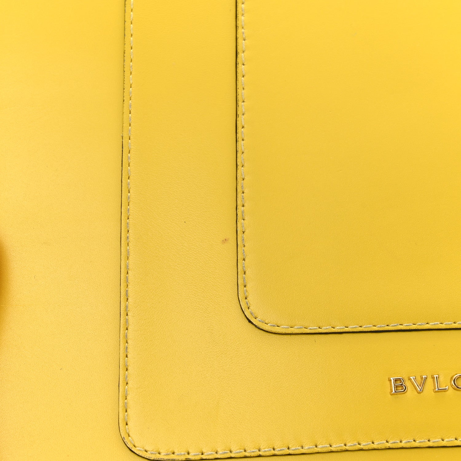 Bulgari Calfskin Serpenti Forever Shoulder Bag Yellow 13 of 14