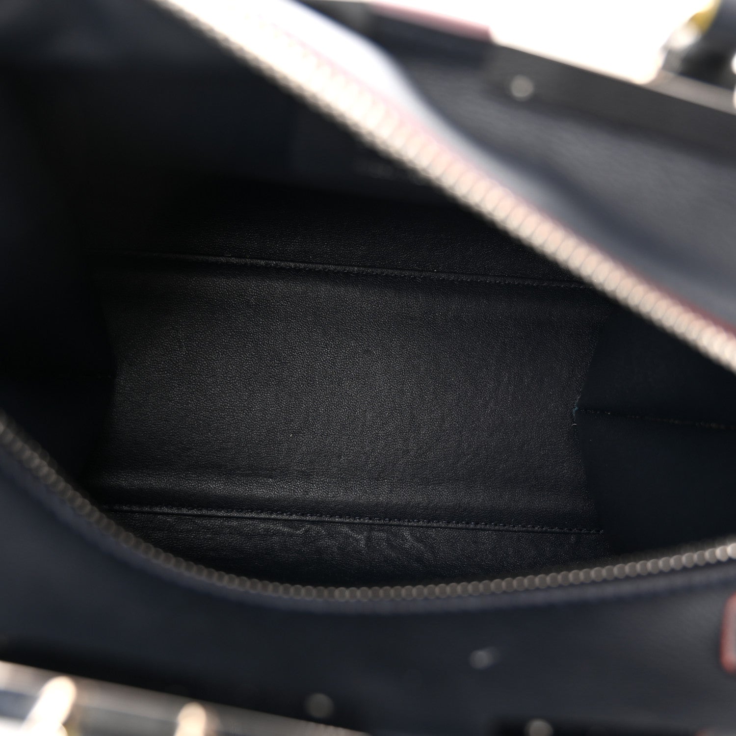 Fendi Vitello Dolce Mini 3Jours Tote Blue Notte 5 of 12