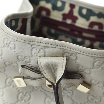 Gucci Guccissima Medium Princy Tote Off White 11 of 12